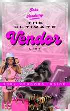 Load image into Gallery viewer, THE ULTIMATE VENDOR LIST (DIGITAL FILE)