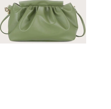 Load image into Gallery viewer, Chain Rutched Bag - green
